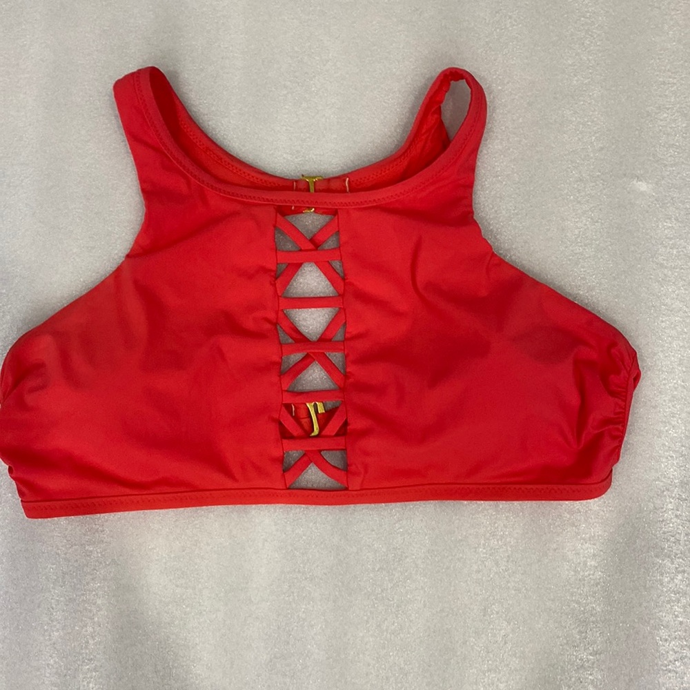 Red carter bikini top. Great shape and support.